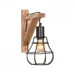 Wandlamp hout